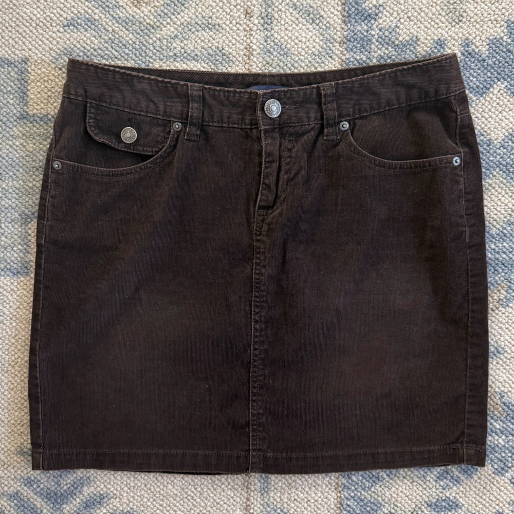 Gap Brown Corduroy Skirt